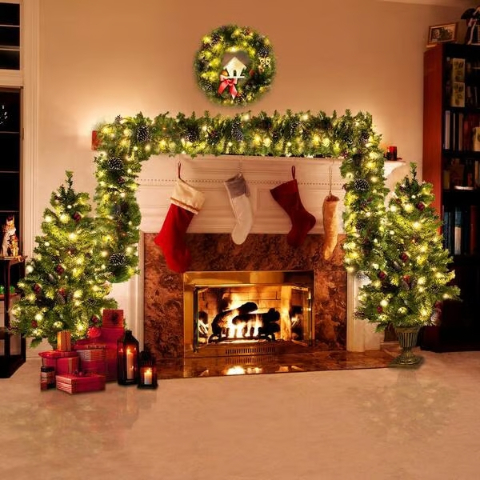 🎅HOT SALE 49% OFF💥2025 Premium Christmas Artificial Cedar Garland🎄 (6 FT / 1.8 M)